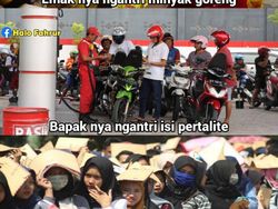 Meme Nyeleneh Ketika Beli Pertalite Pakai MyPertamina
