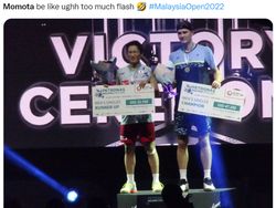 Meme Kocak, Axelsen Harus Dikeroyok Ginting Cs Biar Kalah