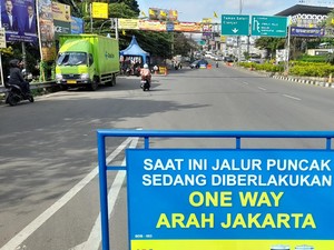 Kabar dari Puncak: One Way Arah Jakarta Diberlakukan, Kendaraan ke Puncak Bogor Disetop