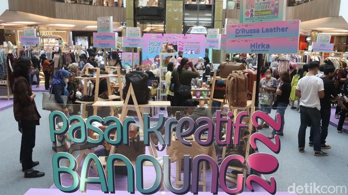 Pasar kreatif Bandung 2022.