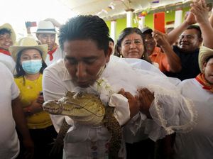 Kisah Walkot di Meksiko Nikahi Buaya Betina dan Ungkapan Cintanya