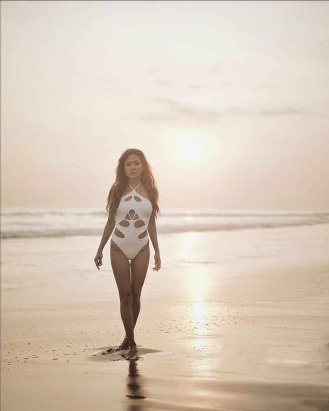 Selain menikmati keindahan Pulau Dewata, ia juga mengisi beberapa acara di Jakarta. Foto: Instagram/@shantyofficial