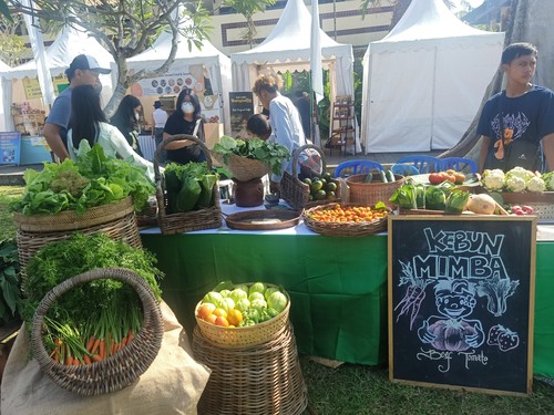 Stan Kebun Mimba dalam Surya Sewana Road to Sanfest 2022, di Griya Santrian Sanur, Bali, Minggu (3/7/2022).