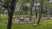 Penutupan lokasi tersebut dalam rangka pemeliharaan taman dan perbaikan fasilitas.