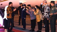 Jokowi Tiba di Semarang, Kapolri dan Ganjar Menyambut