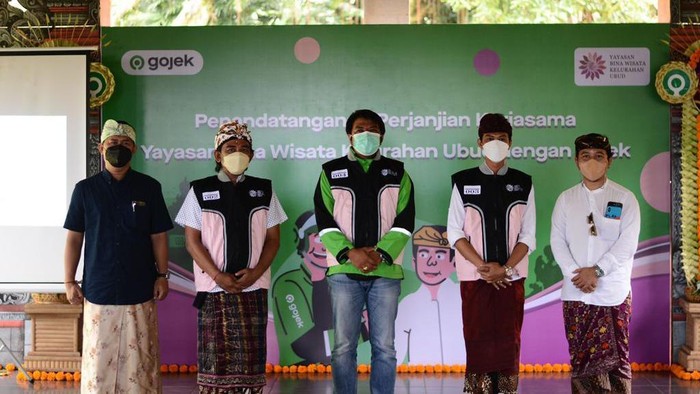 Gojek kerja sama dengan Yayasan Bina Wisata Ubud.