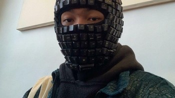 Full face keyboard. Foto: skatesuckers via Bored Panda