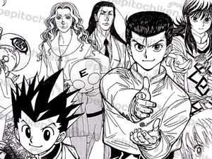 Komikus Hunter x Hunter Rayakan 35 Tahun Seri Manga Yu Yu Hakusho