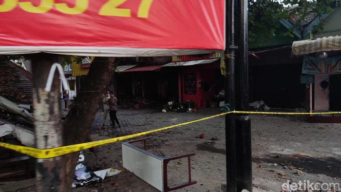 Kondisi terkini daerah Babarsari, Depok, Sleman, DIY, yang sempat jadi lokasi kericuhan, Senin (4/7/2022) sore. Kondisi terkini daerah Babarsari, Depok, Sleman, DIY, yang sempat jadi lokasi kericuhan, Senin (4/7/2022) sore.