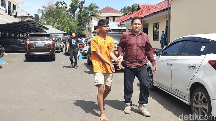 Pelaku maling motor dititipkan di tahanan Polres Tasikmalaya.