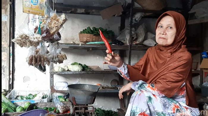 Penjual cabai di Kota Tasikmalaya