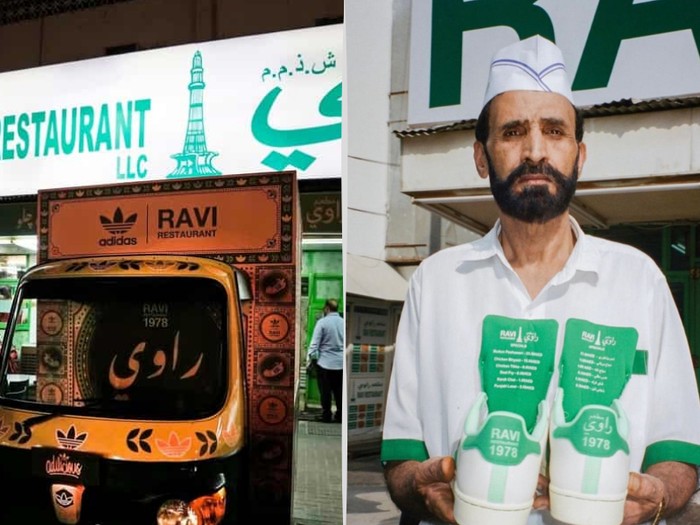 Restoran Ravi di Dubai diajak Kolaborasi dengan Adidas