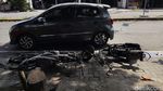 Ricuh di Babarsari, Begini Penampakan Ruko-Motor yang Rusak-Terbakar