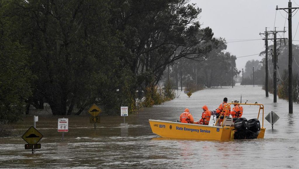 Banjir Terjang Sydney, Puluhan Ribu Orang Diperintahkan Mengungsi