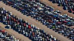 Seperti Ini Potret Kuburan Ribuan Mobil Bekas di AS