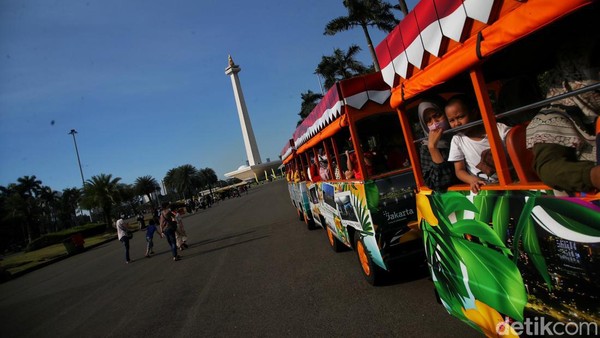 Dan transportasi ini gratis digunakan warga.