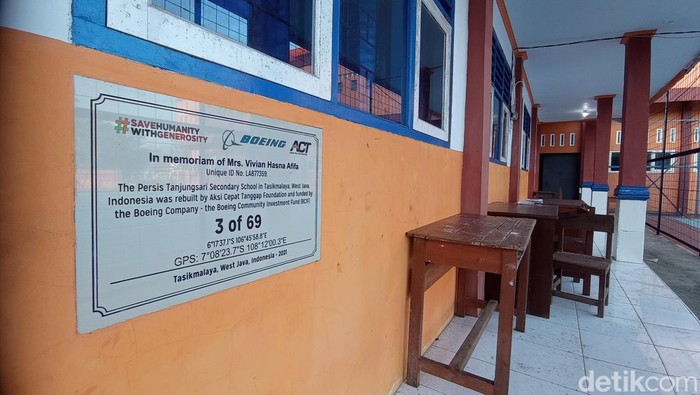 Hasil pembangunan MTs Persis di Tasikmalaya