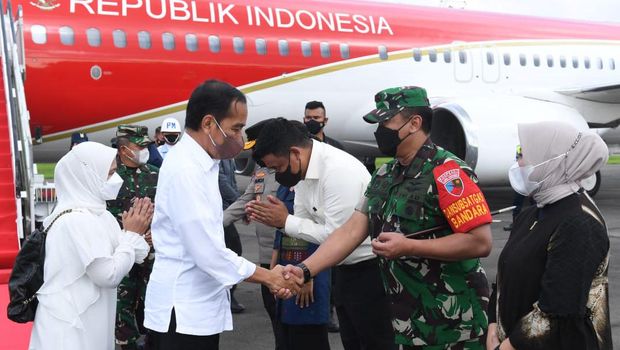 Jokowi Tiba di Medan