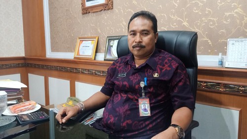 Juru Bicara Satgas Penanganan Covid-19 Kota Denpasar, I Dewa Gede Rai ketika ditemui di Kantor Walikota Denpasar, Selasa (5/7/2022).