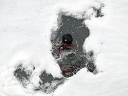 Potret Busa Beracun di Sungai Yamuna India
