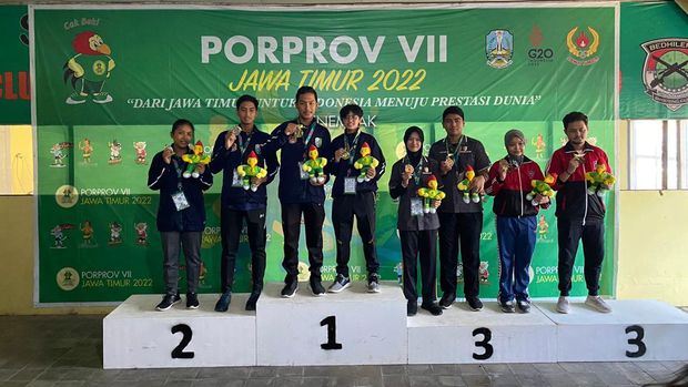 perbakin sampang juara umum menembak porprov jatim