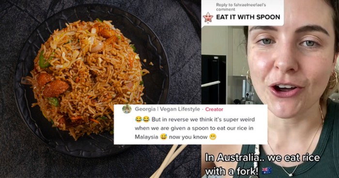 Pindah ke Malaysia, Bule Ini Berhenti Makan Nasi Goreng Pakai Garpu