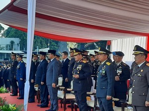 Polda Metro Ikuti Apel Virtual Puncak HUT Bhayangkara ke-76, Anies Hadir
