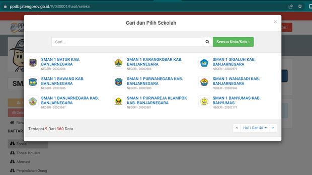 PPDB SMAN/SMKN Jateng 2022/2023