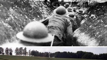 Parit Perang Dunia I Foto: Reddit