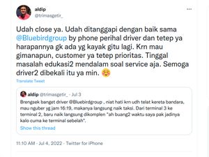Blue Bird Minta Maaf Soal Penumpang Diputar-putar Sopir di Soetta