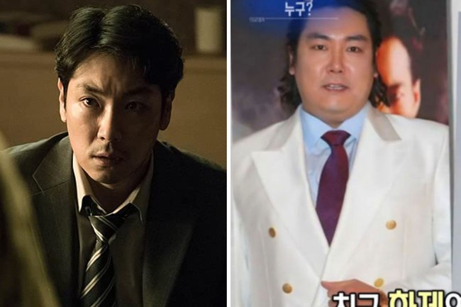 Berat badan Choi Jin Woong mengalami naik turun sepanjang kariernya. Dia menurunkan 30 kg sebelum membintangi drama Korea Signal dan kembali menurunkan 18 kg sebelum membintangi film Bluebeard. Foto: dok. Lotte Entertainment