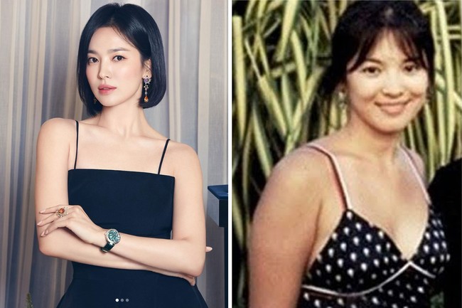 Song Hye Kyo pun pernah terlihat gemuk saat membintangi drama Korea Autumn in My Heart dan All In. Berat badannya bahkan mencapai 70 kg. Dia berhasil menurunkan 17 kg setelah rutin berolahraga dan beralih memakan tofu yang kaya protein. Foto: dok. Instagram @kyo1122