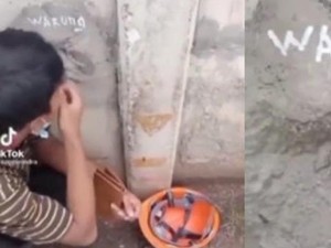 4 Cara Unik Warung Jual Makanan, Lewat Lubang dan Celah Tembok