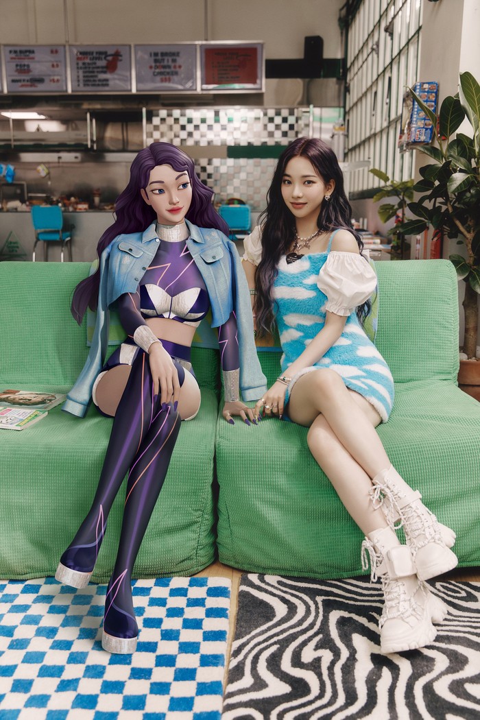 Kpop Idol Diet Tips aespa Nongkrong Bareng 'Kembaran' Virtual di Teaser Girls