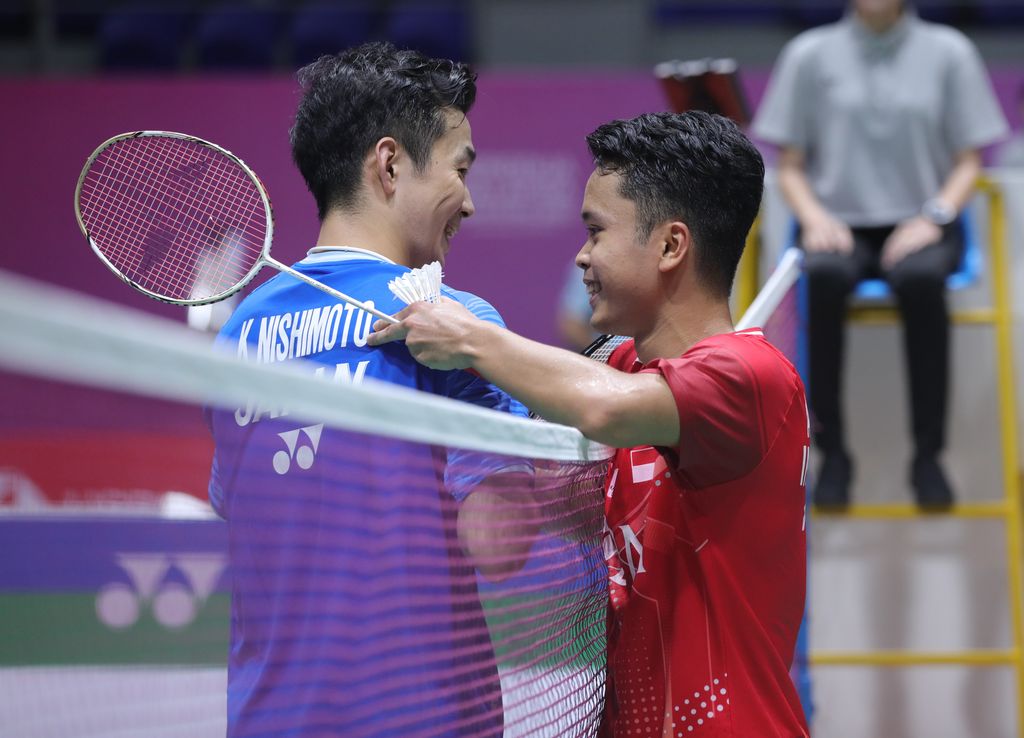 Anthony Ginting di Malaysia Masters 2022.