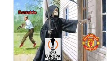 Tentu sangat aneh bila Ronaldo yang terbiasa bermain di Liga Champions, harus turun kasta ke Liga Europa pada musim ini. Foto: Twitter