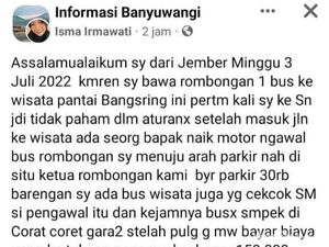 Viral Pemalakan di Obyek Wisata Banyuwangi Bikin Wisatawan Kecewa
