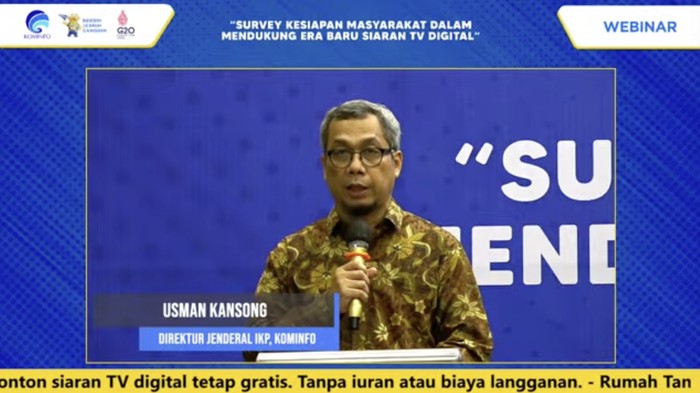 Dirjen IKP Kominfo Usman Kansong