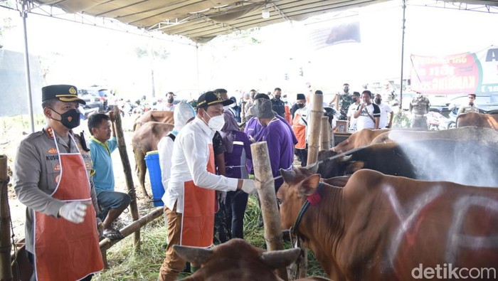 Forkopimda Sidoarjo sidak ke pasar hewan resmi di Waru
