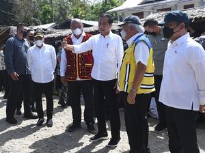 Gubsu Edy Pamer Perbaikan Jalan di Nias ke Jokowi