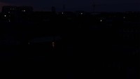 Suasana di Kota Kharkiv gelap gulita pada Minggu (25/6/2022) lalu.
