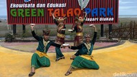 Sandi mengungkapkan rasa kagumnya terhadap keanekaragaman alam dan budaya yang ada di GTP.