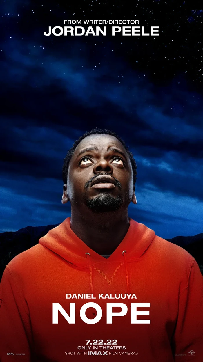 Poster film Nope versi Daniel Kaluuya.