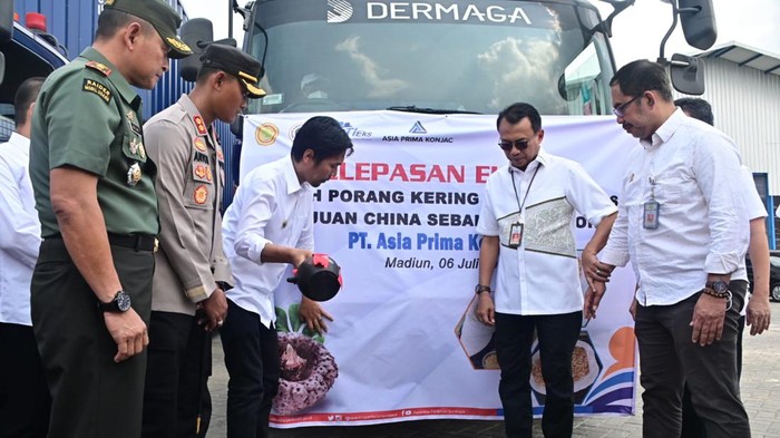 Peluncuran ekspor porang di Madiun