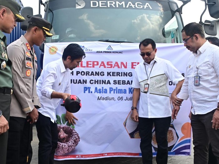 Peluncuran ekspor porang di Madiun