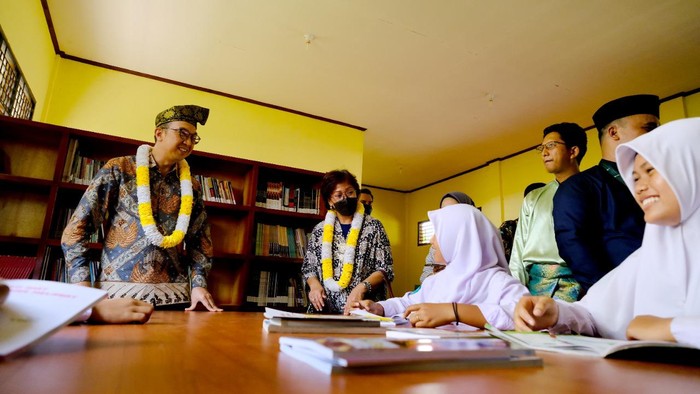 PINTAR Penggerak di sekolah Kampar, Riau dari kerja sama Tanoto Foundation dan Kemendikbudristek.