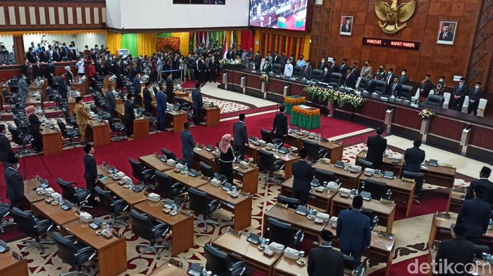 Prosesi pelantikan Pj Gubernur Aceh.