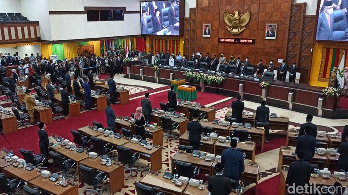Prosesi pelantikan Pj Gubernur Aceh.