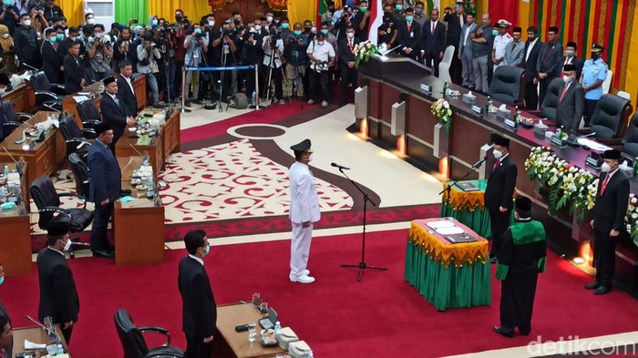Prosesi pelantikan Pj Gubernur Aceh