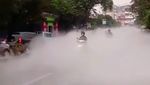 Silent Hill di Tangerang, Penampakan Jalan Diselimuti Gas Putih